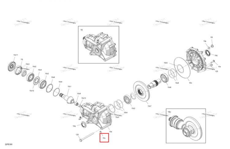 Магнитный сливная пробка Can-Am Outlander 4x4 XT 1000R (2025) (715500489)