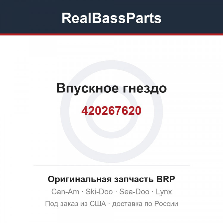 420267620 Впускное гнездо