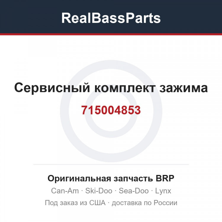 715004853 Сервисный комплект зажима