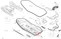 Задний торцевой Piece усилитель Sea-Doo Spark (2016) (292001551)