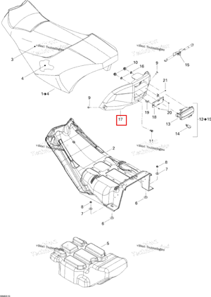 Trunk Ski-Doo 510004627
