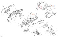 707901191 Защелка передней крышки багажника для квадроциклов Can-Am OUTLANDER G3