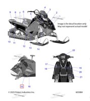 7202542 Наклейка боковая панель нижний передний левый левый только
