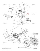 Комплект поршень SUB W / RES 98 24937 Polaris 800 AXYS Pro RMK LE 155 (2017) (2204136)