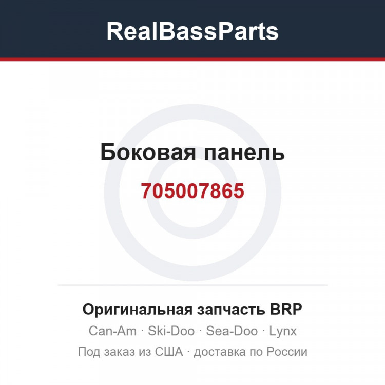 705007865 Боковая панель