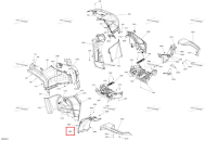 Левый задний крыло опора комплект Can-Am Outlander 4x4 DPS 700 (2025) (715010499)