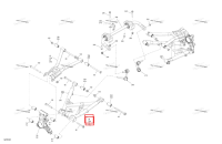 Левый нижний подвески рычаг в сборе включает 30 to 30 d Can-Am Outlander 4x4 XT 1000R (2025) (715010407)