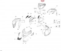 517304272 Корпус фары Ski Doo