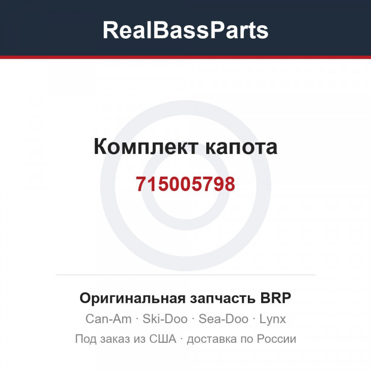 715005798 Комплект капота