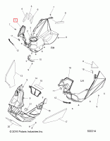 2635757 Панель нижняя правая AXYS Polaris 2635482 2635838