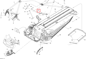 Center колонка опора Ski-Doo 518325360