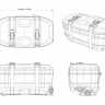 860202895 Сумка на тоннель LinQ TRAIL EXPANDABLE BAG Ski-Doo 17L