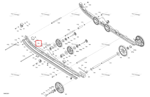 Рейлинг подвески 146 Ski-Doo 503196114