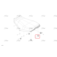 708003609 Демпфер подушка сиденья для квадрцоиклов Can-Am 708003609