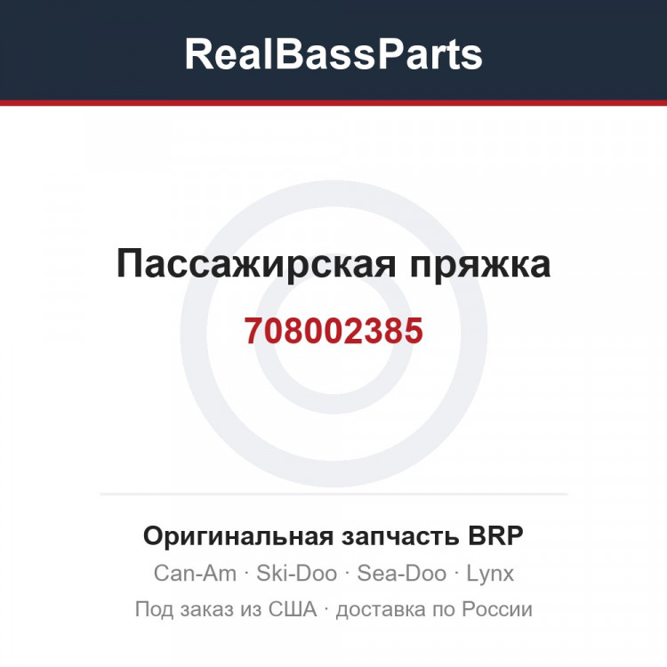 708002385 Пассажирская пряжка