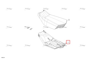 Сиденье основание Ski-Doo 510007446
