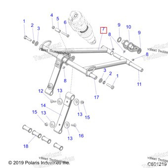 1543734-329 Передний TORQUE рычаг чёрный