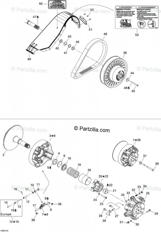 417222742 Фиксированный фланец в сборе