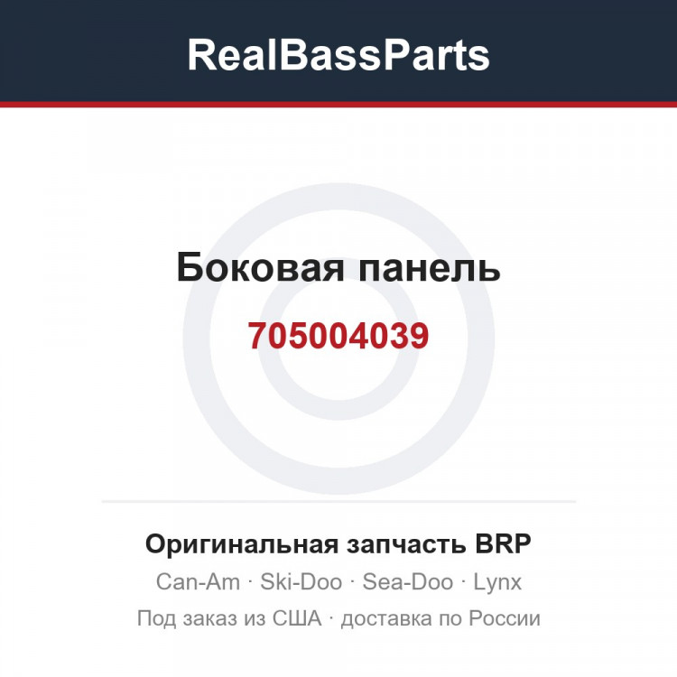 705004039 Боковая панель