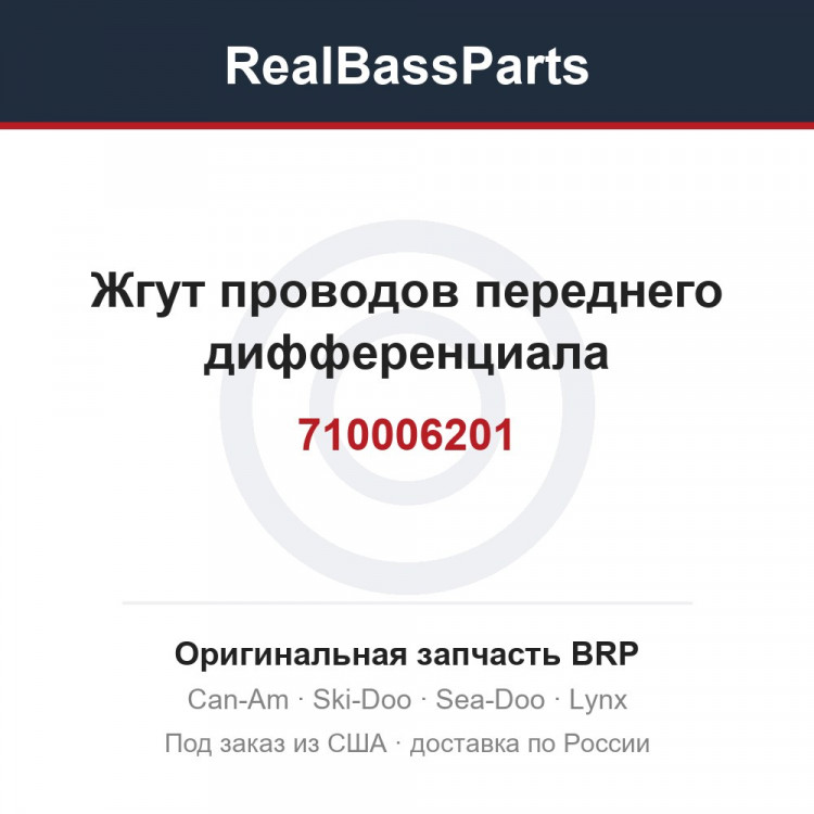 710006201 Жгут проводов переднего дифференциала