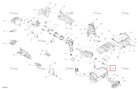 Выпуск глушитель Can-Am Outlander 4x4 XT 1000R (2025) (707602620)