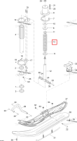 Ressort пружина Ski-Doo Skandic WT 550F (2009) (M5241330)
