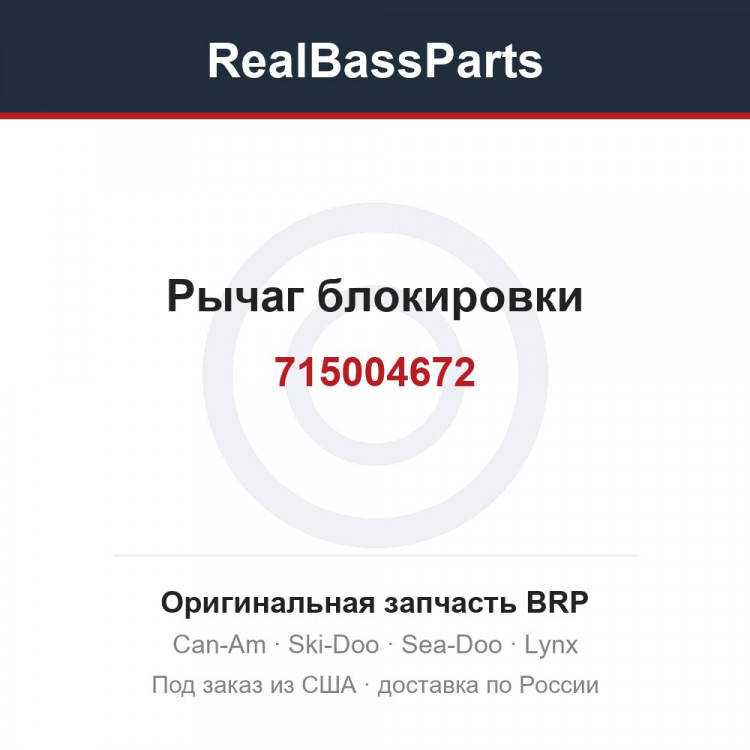 715004672 Рычаг блокировки