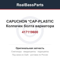 417119600 CAPUCHON       *CAP-PLASTIC  Колпачек болта вариатора