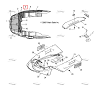 FOIL TAPE 6 Polaris Widetrak LX (2006) (5810496)