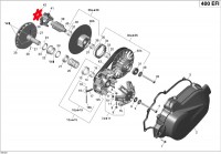 420627586 Звезда вариатора для квадроцикла BRP CanAm Outlander/Quest 800/650/500/400/L450 711627582 420684350 420627582 420627586