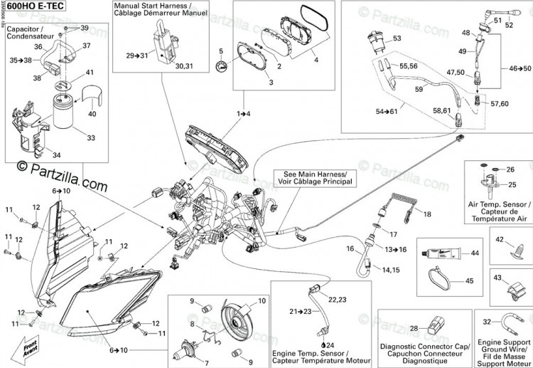 515176661 Cablage *harness, Bombardier!"