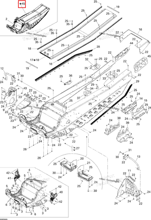 Рама в сборе Ski-Doo 415129138