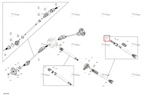 Задний приводной ось в сборе d Can-Am 705403761
