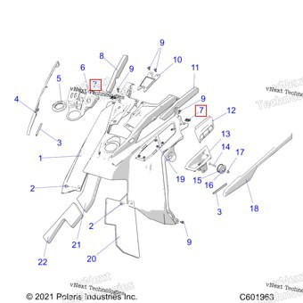 7710808 1/4 TURN клипса 6 мм