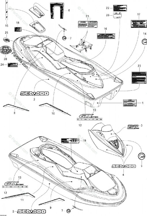 219902376 GTX 4-TEC, LTD SCIC DECALS