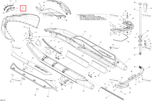 Бампер с PROTECTIVE COATING Sea-Doo 291004162