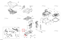 Пассажира шасси блок в сборе включает 130 c to 130 c8 a Ski-Doo Expedition 850 E-TEC SE (2024) (510007155)