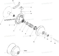 417120400 PESEE CALIBRAT.*WEIGH-ADJUST.  Стальной противовес центробежного блока вариатора снегохода