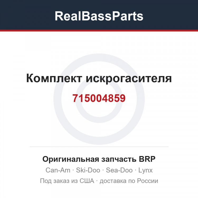 715004859 Комплект искрогасителя