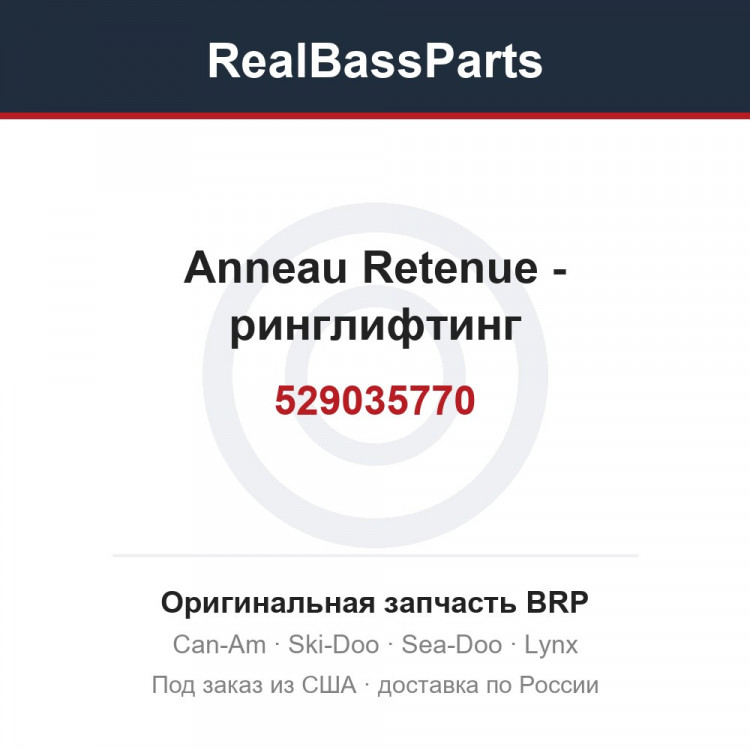 529035770 Anneau Retenue - ринглифтинг