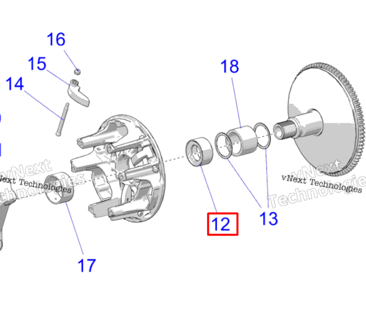 5145271 Проставка Polaris