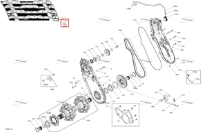 Гусеница 20 X154 X1 25 b Ski-Doo 504154255