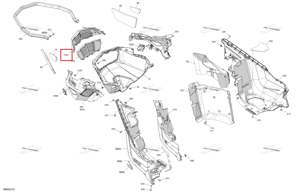 Верхний Prefilter решётка Ski-Doo 502008244