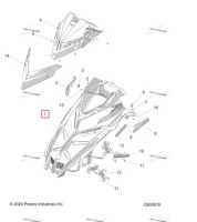 2639734 K капот поролон облегчённый см. корпус капот поролон / сальник для PARTS