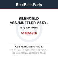 514054236 SILENCIEUX ASS.*MUFFLER-ASSY / глушитель