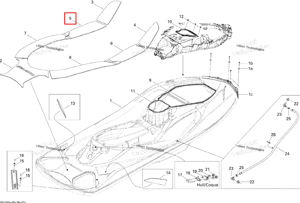 ANTI SLIP MAT CTRL L Sea-Doo 291002963