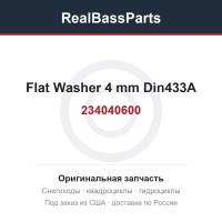 234040600 Flat Washer 4 mm Din433A