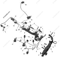 278001113 BLOC 2 CIRC.MAL*HOUSING-TAB  Корпус разъема