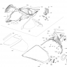 517305988 Основание защелки боковой панели G4 Ski-Doo