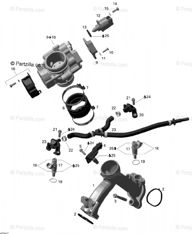 420874712 BOYAU          *HOSE FUEL  Топливопровод в сборе